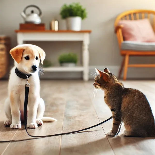 How to Introduce a Puppy to a Cat for the First Time Controlled In Person Interactions