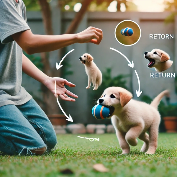 How to Teach a Puppy to Fetch and Return