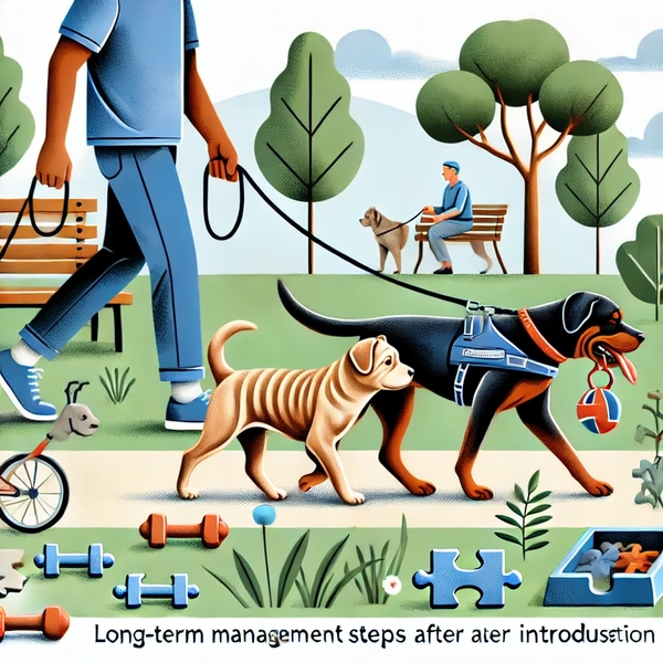 Long term management steps for dogs after an introduction