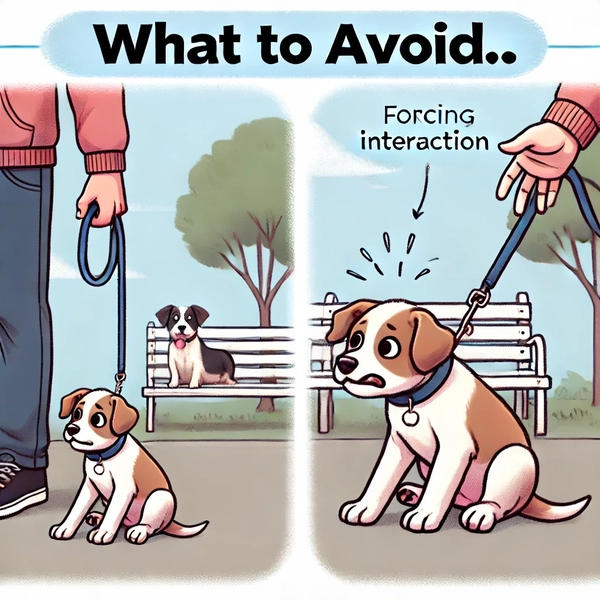 What to Avoid When Your Puppy Is Scared of Other Dogs