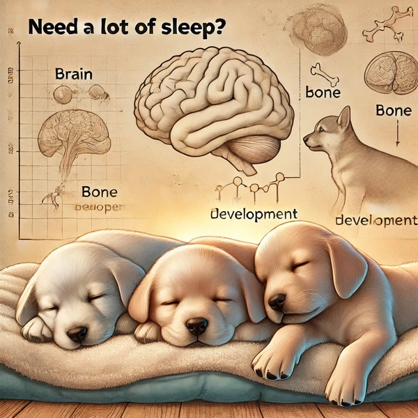 Why puppies need a lot of sleep