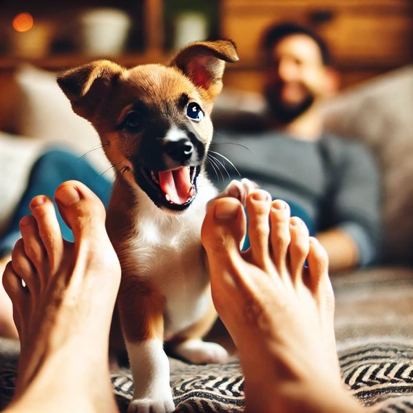 How to Stop a Puppy From Biting Your Feet and Hands - Why do puppies bite